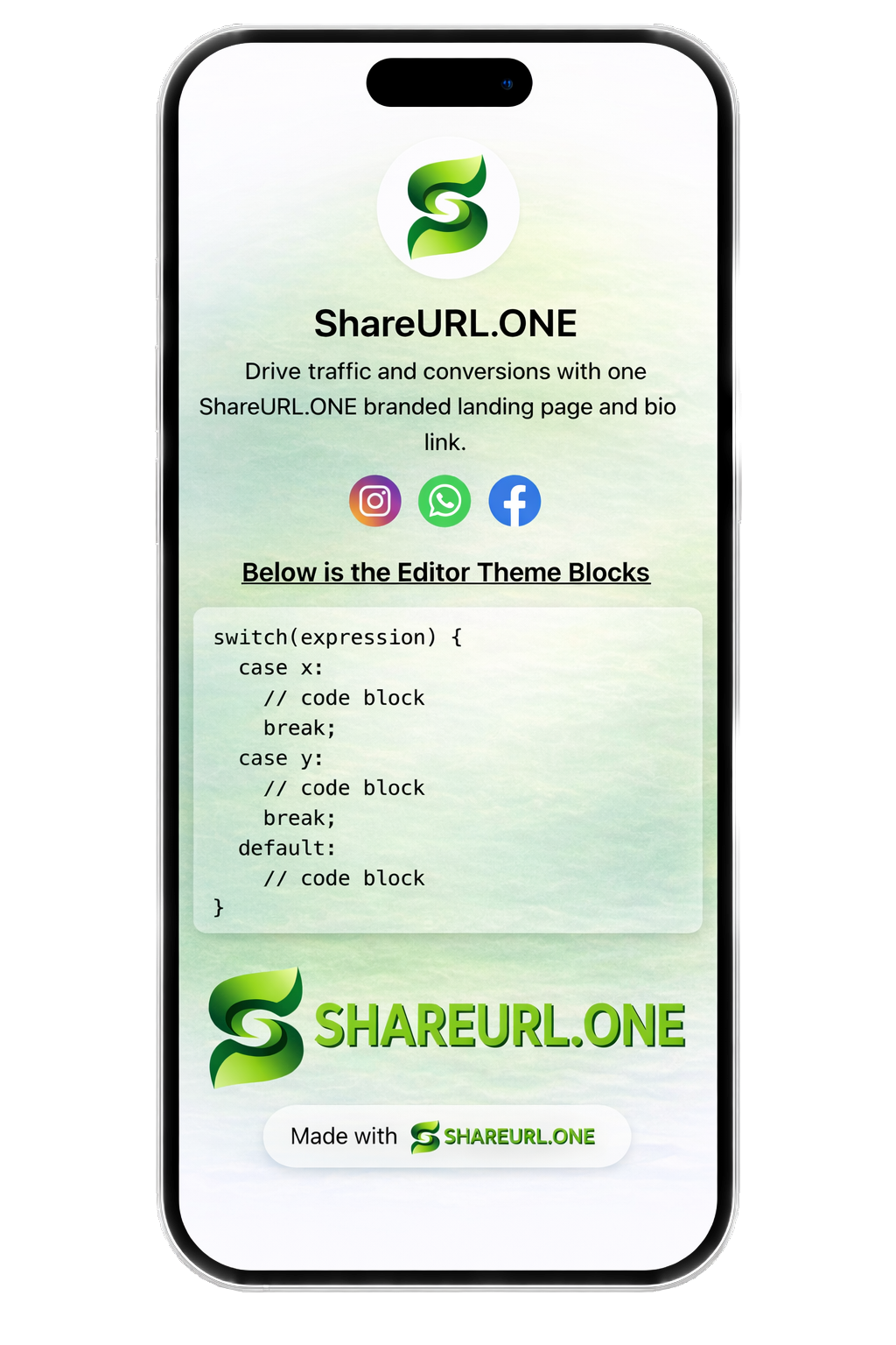 OneBio Editor